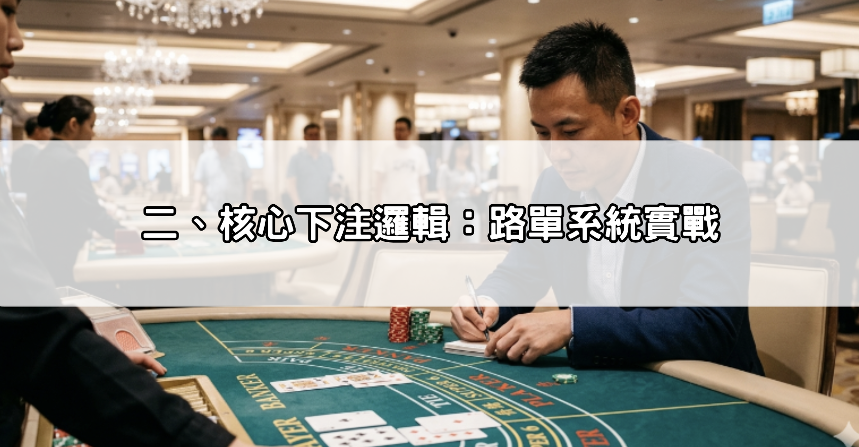 二、核心下注邏輯：路單系統實戰
