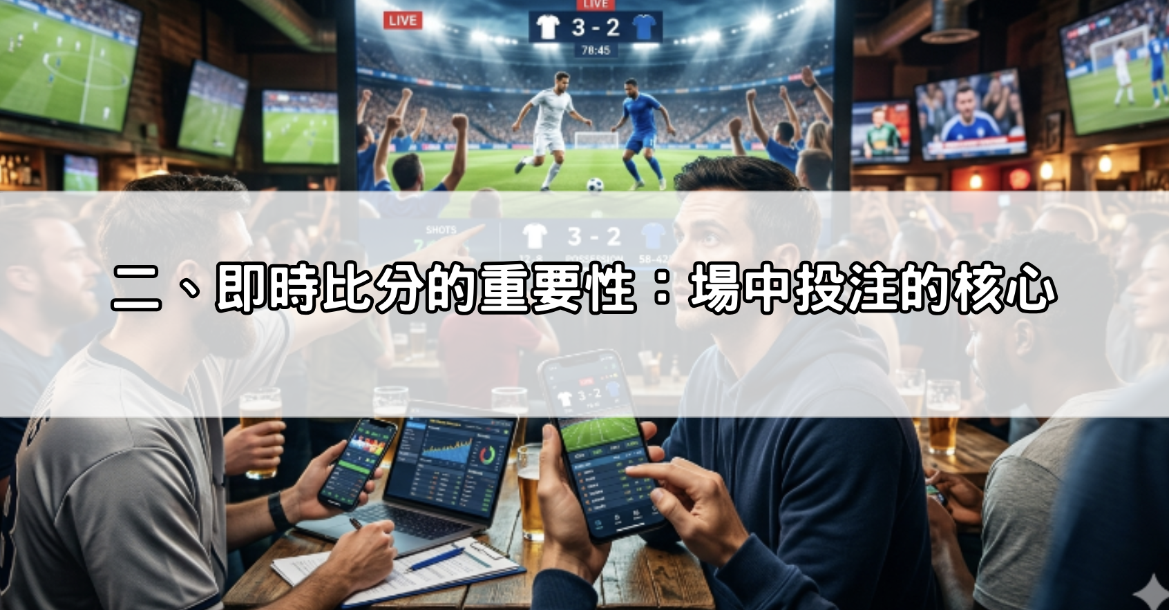 二、即時比分的重要性：場中投注的核心